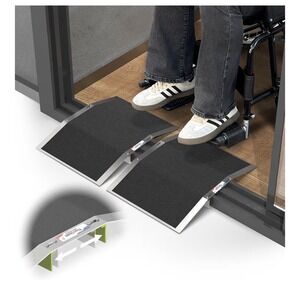 Nuvuim Bridge Threshold Ramps for Doorways Fits 2.8–5.1" Wide Threshold